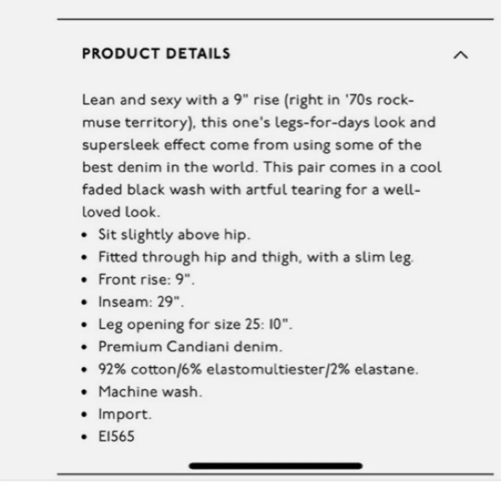 Madewell High Riser Skinny Jeans Size 29 Waist Distressed Kincaid Wash E1565 - Picture 3 of 8
